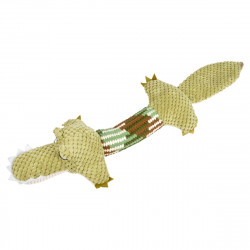 JOUET PELUCHE CROCODILE SONORE 50CM VERT