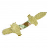 JOUET PELUCHE CROCODILE SONORE 50CM VERT