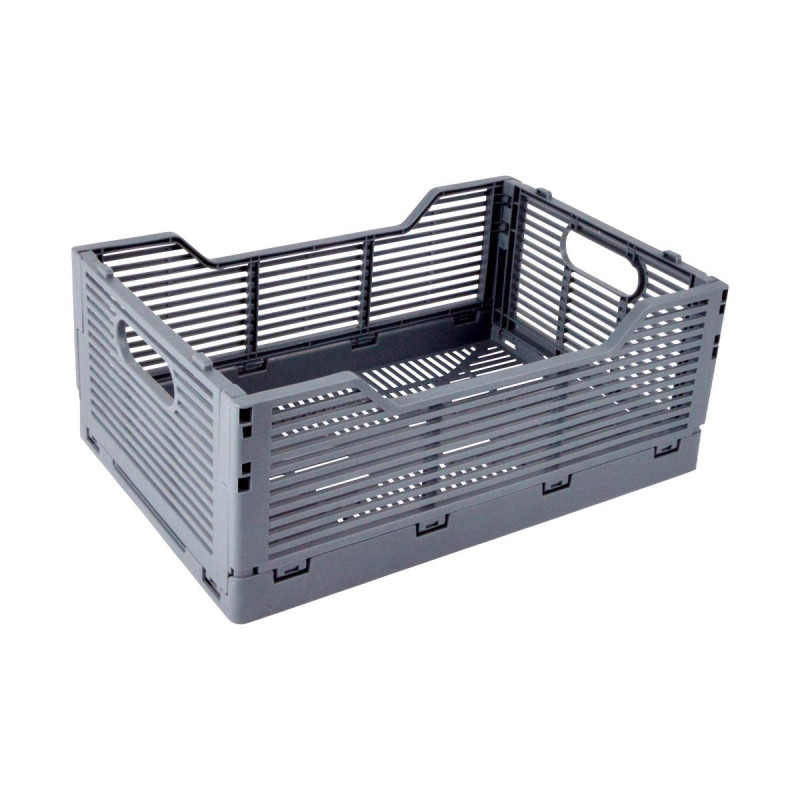 CAGETTE GRIS PLIABLE TAILLE M 30x20xH.11