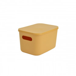 BOITE OCRE + COUV 4,5L 25x17,5xH.14,5CM