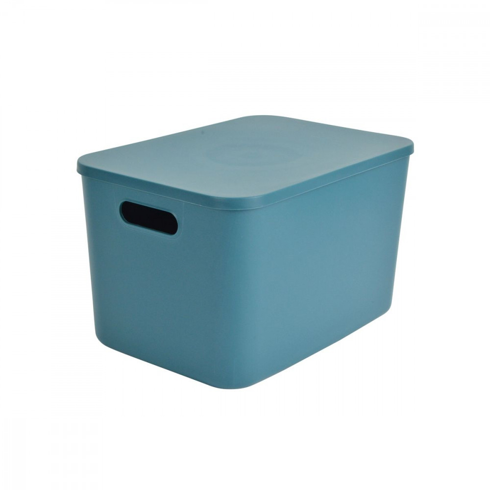 BOITE EMERAUDE + COUV 15,5L 35x25xH.21,5