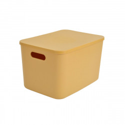 BOITE OCRE + COUV 15,5L 35x25xH.21,5CM P
