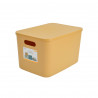 BOITE OCRE + COUV 15,5L 35x25xH.21,5CM P