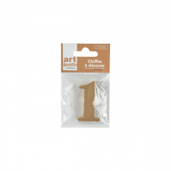 CHIFFRE MEDIUM "1"A DECORER H5CM