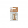 CHIFFRE MEDIUM "1"A DECORER H5CM