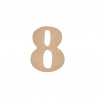 CHIFFRE MEDIUM "8" A DECORER H5CM