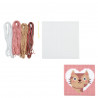 CANEVAS ENFANT 15*15CM CHAT
