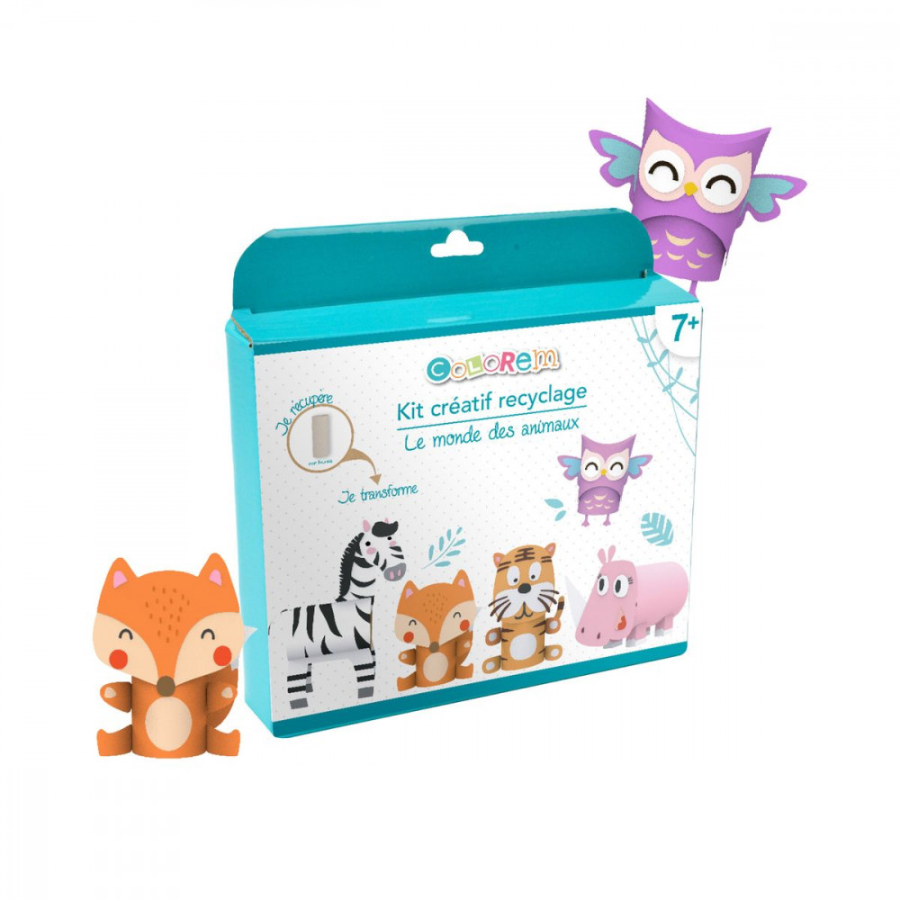 KIT LE MONDE DES ANIMAUX RECYCLAGE