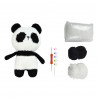 KIT CROCHET SACHA LE PANDA AMIGURUMI H2