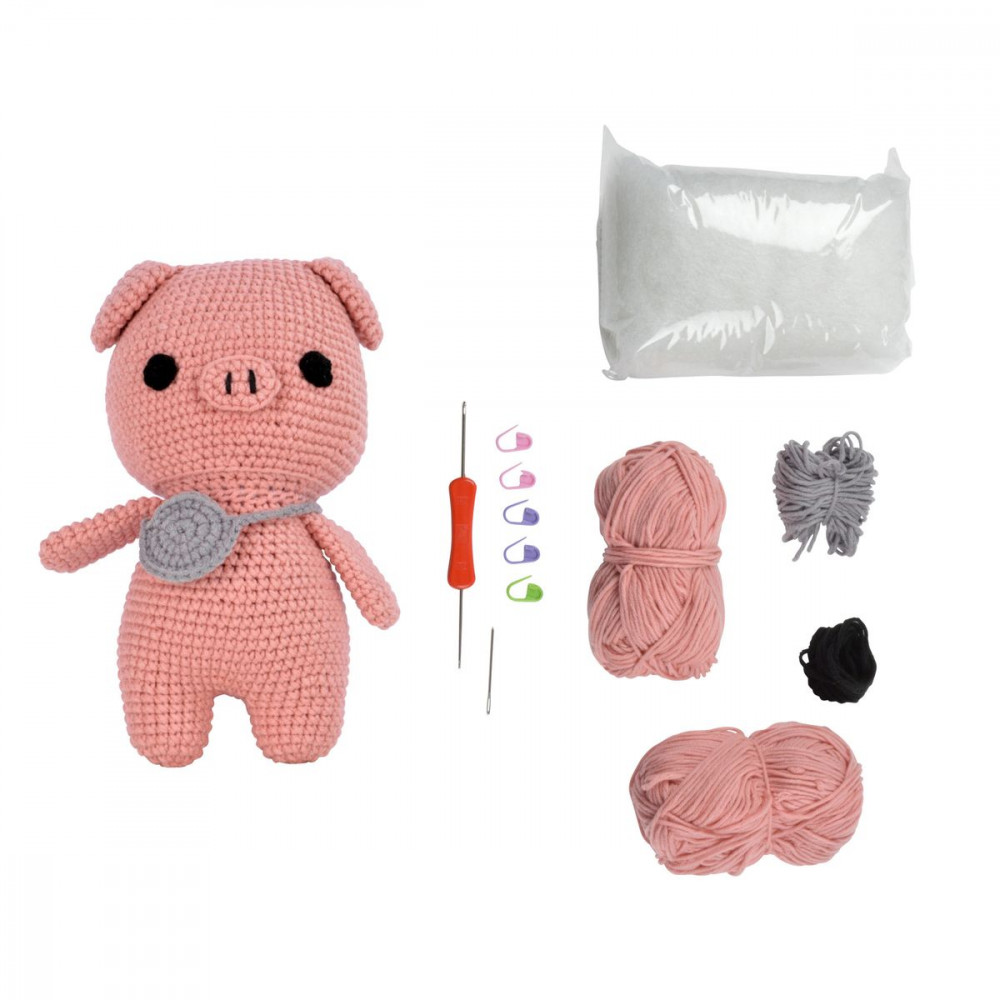 KIT CROCHET PAULETTE LA COCHONETTE AMIGU