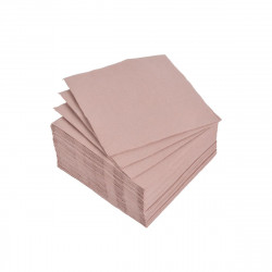 SERVIETTES COCKTAIL BLUSH X40 25x25CM
