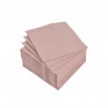 SERVIETTES COCKTAIL BLUSH X40 25x25CM