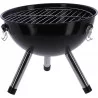 Zwarte kettleball tafel BBQ D32cm