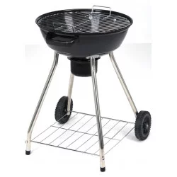Round BBQ on wheels D47cm