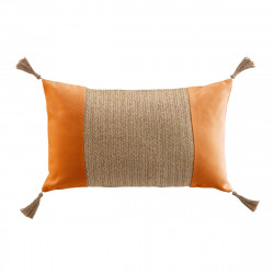 COUSSIN SARAH TERRACOTTA 30x50CM RAPHIA