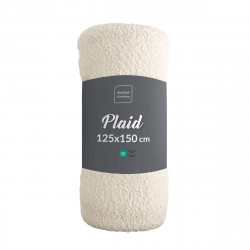 PLAID BOUCLETTE WOOLY NATUREL 125x150CM
