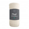 PLAID BOUCLETTE WOOLY NATUREL 125x150CM