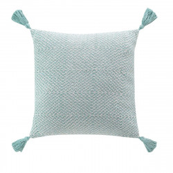 COUSSIN LOUISETTE SAUGE POMPONS 40x40CM