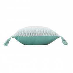 COUSSIN LOUISETTE SAUGE POMPONS 40x40CM