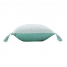 COUSSIN LOUISETTE SAUGE POMPONS 40x40CM COUSSIN LOUISETTE SAUGE POMPONS 40x40CM