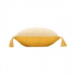 COUSSIN LOUISETTE JAUNE POMPONS 40x40CM