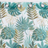 VOILE ORNELLA BLANC/EMERAUDE 140x240CM
