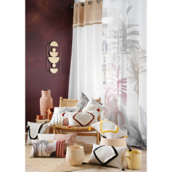 VOILE TOSCANE 140x240CM SABLE IMPRIME D