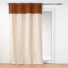 RIDEAU TESSA CAMEL 140x240CM TOP BOUCLET