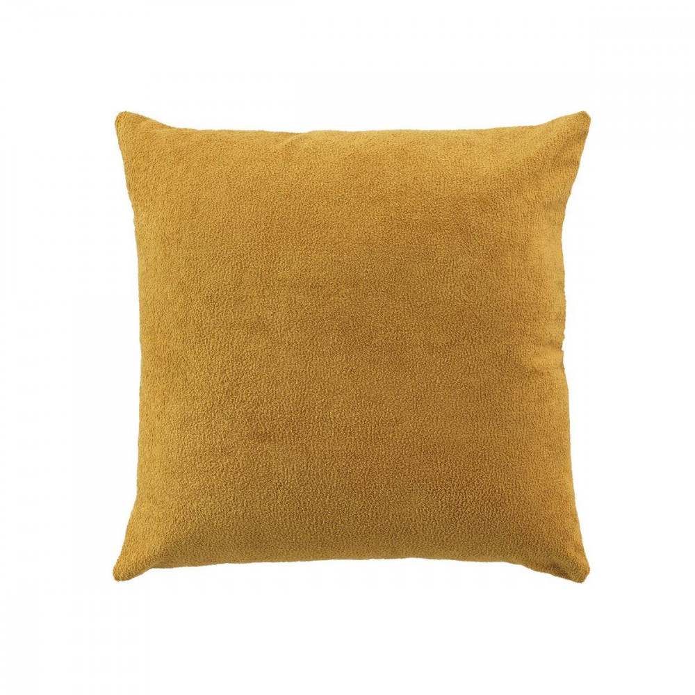 COUSSIN TESSA OCRE 45x45CM BOUCLETTE UNI