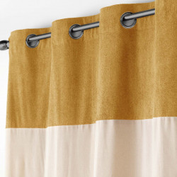 RIDEAU TESSA OCRE 140x240CM TOP BOUCLETT