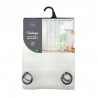 VOILE JANICE BLANC 140x240CM EFFET LIN T
