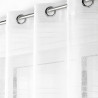VOILE JANICE BLANC 140x240CM EFFET LIN T