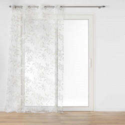 VOILE DOLIA 140x240CM DEVORE METALLISE