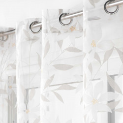 VOILE DOLIA 140x240CM DEVORE METALLISE