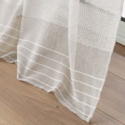 VOILE JANICE LIN 140x240CM EFFET LIN TIS