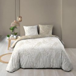 Parure de lit Cassia 240x220cm imprimé 57 fils