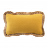 COUSSIN AKINA OCRE 30x50CM COTON+JUTE