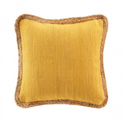 COUSSIN AKINA OCRE 45x45CM COTON+JUTE