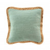 COUSSIN AKINA SAUGE 45x45CM COTON+JUTE