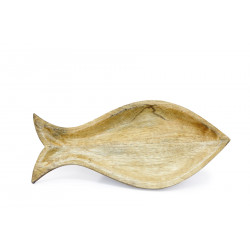 PLATEAU VIDE-POCHE POISSON 40X19CM