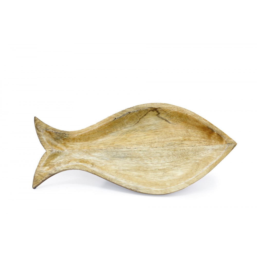 PLATEAU VIDE-POCHE POISSON 40X19CM MANGU