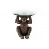 TABLE BASSE SINGE BRONZE 45X49CM