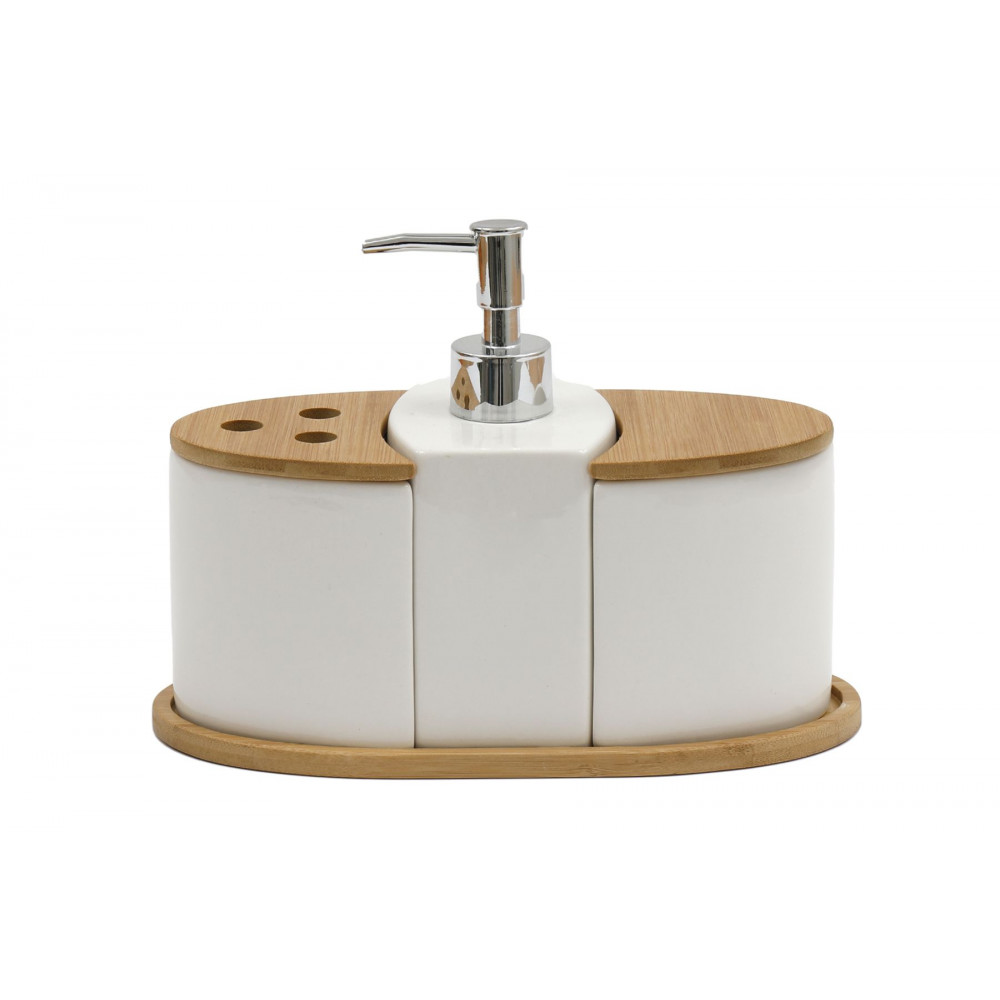COFFRET SALLE DE BAIN 4 PCS 23X18CM