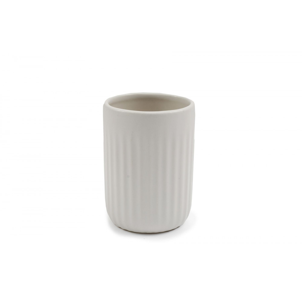 GOBELET BLANC 10.5CM