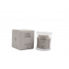 BOUGIE POT VERRE 8CM AMBRE