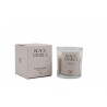 BOUGIE POT VERRE 8CM VANILLE