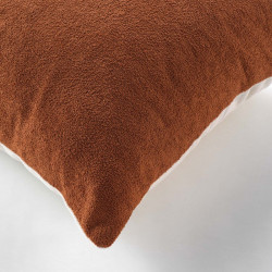 COUSSIN TESSA CAMEL 45x45CM BOUCLETTE UN