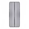 Black double-leaf door mosquito net