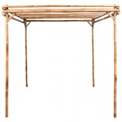Pergola in bambù naturale