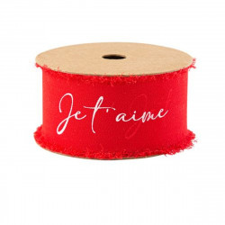 Ruban Effiloche Je T'aime Mousseline de